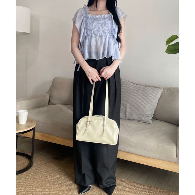 シャーリングシアーブラウス | WEGO【WOMEN】 | 詳細画像1 