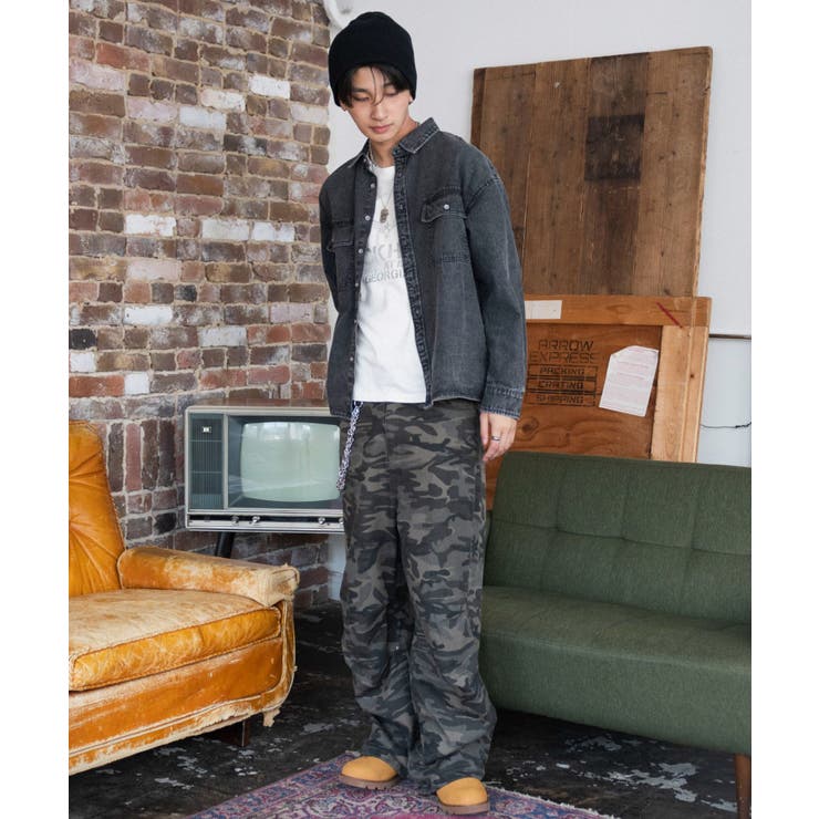 カラーデニムシャツ(LS) | WEGO【MEN】 | 詳細画像15 