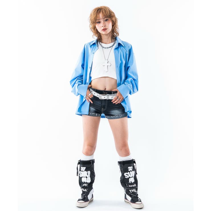 クロップドシャツ(LS) | WEGO【MEN】 | 詳細画像8 