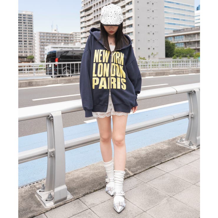 ロゴBIGZIPパーカー | WEGO【WOMEN】 | 詳細画像47 