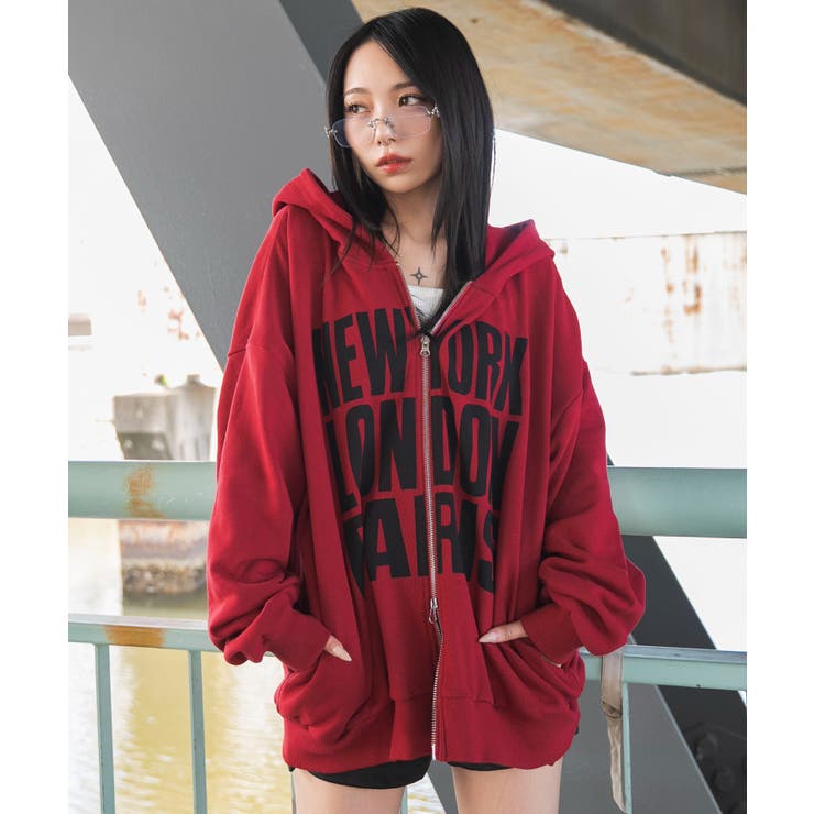 ロゴBIGZIPパーカー | WEGO【WOMEN】 | 詳細画像49 
