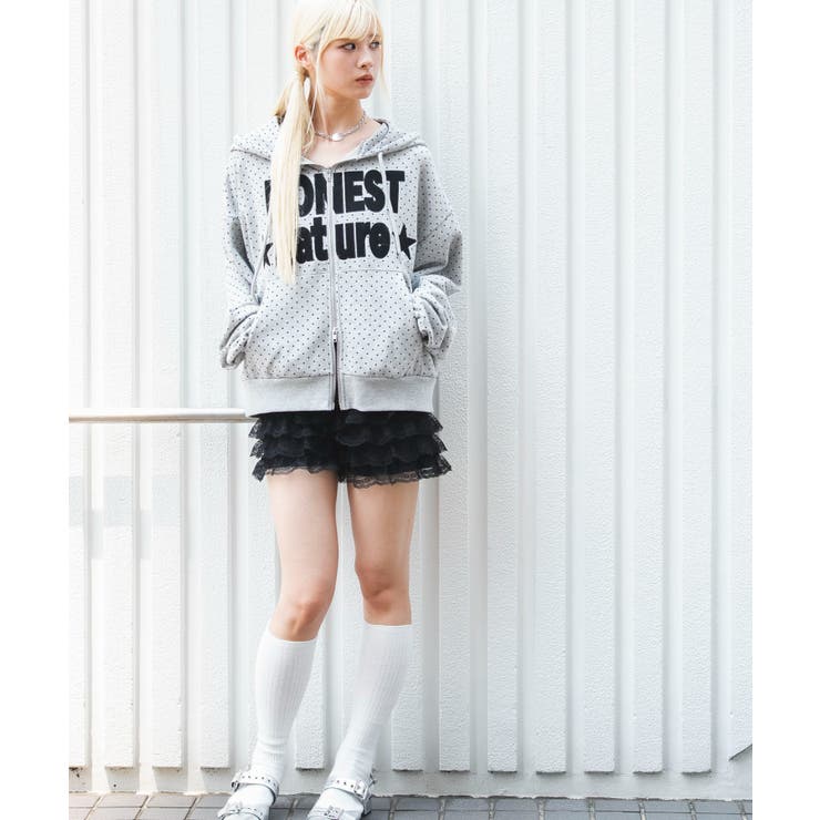 グラフィックZIPパーカー | WEGO【WOMEN】 | 詳細画像2 