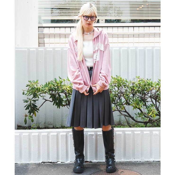 グラフィックZIPパーカー | WEGO【WOMEN】 | 詳細画像3 