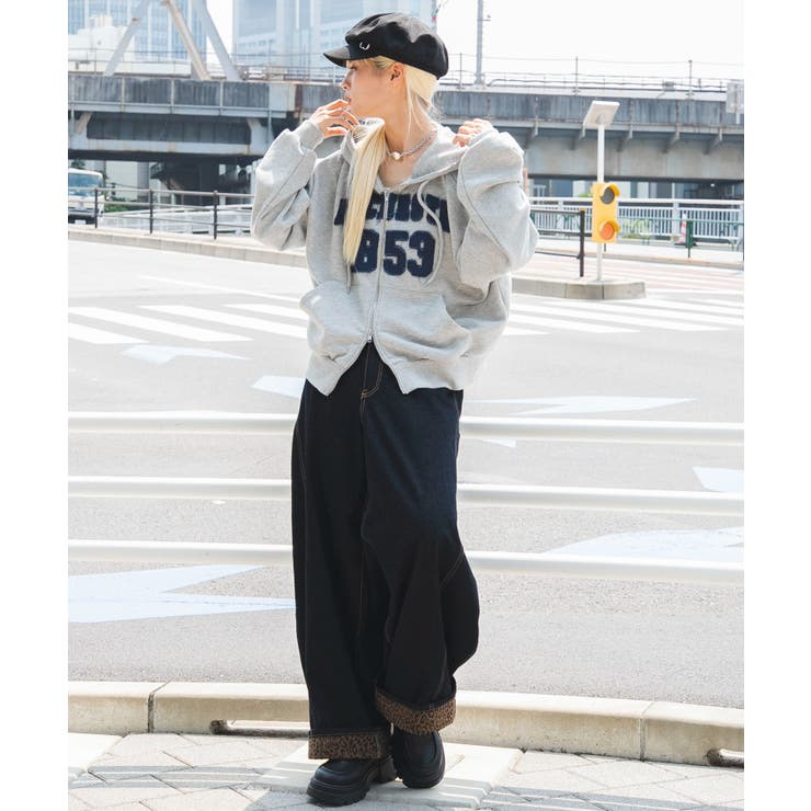 グラフィックZIPパーカー | WEGO【WOMEN】 | 詳細画像4 
