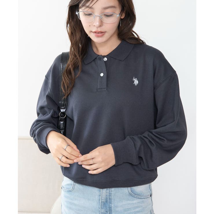 チャコール | 別注U.S.POLO ASSN.ポロスウェット | WEGO【WOMEN】