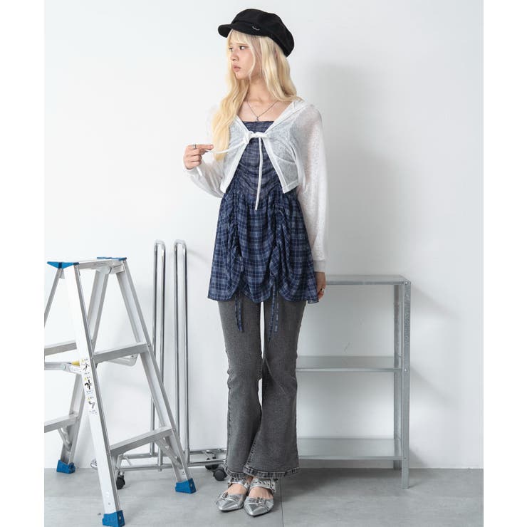 フードライトカーデ | WEGO【WOMEN】 | 詳細画像1 