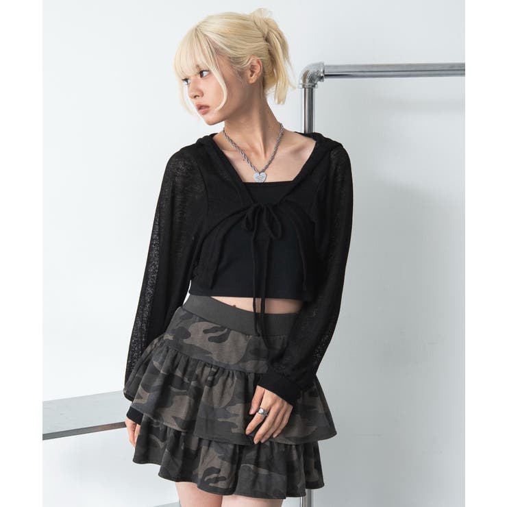 フードライトカーデ | WEGO【WOMEN】 | 詳細画像13 