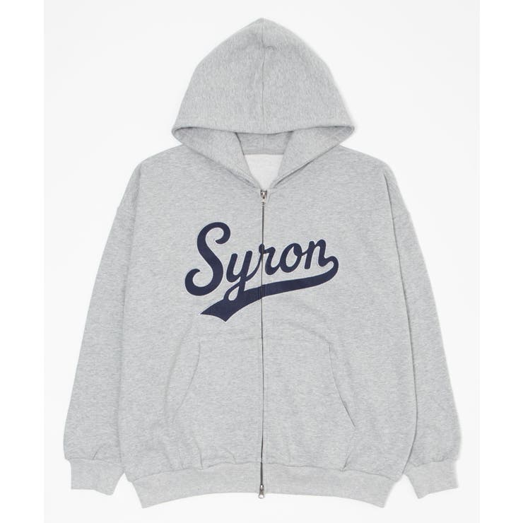 杢グレー | グラフィックBIG ZIPパーカー | WEGO【MEN】
