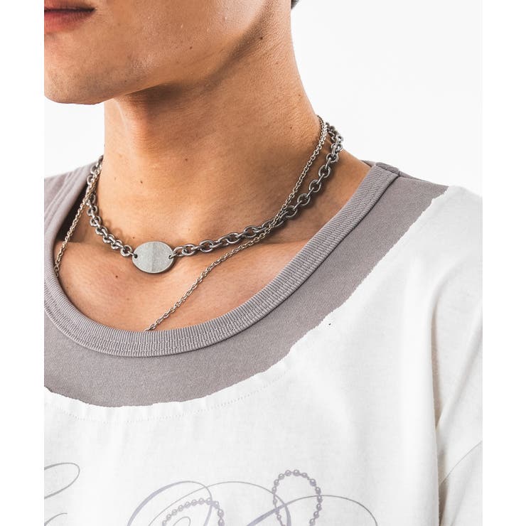 UネックレイヤードグラフィックT(LS) | WEGO【MEN】 | 詳細画像7 