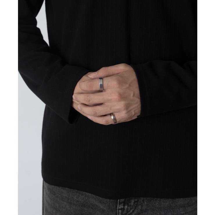 リングドットヘンリーネックリブT(LS) | WEGO【MEN】 | 詳細画像6 