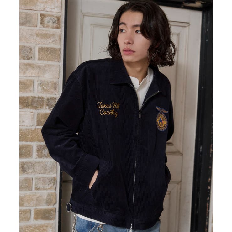 コーデュロイグラフィックブルゾン | WEGO【MEN】 | 詳細画像14 