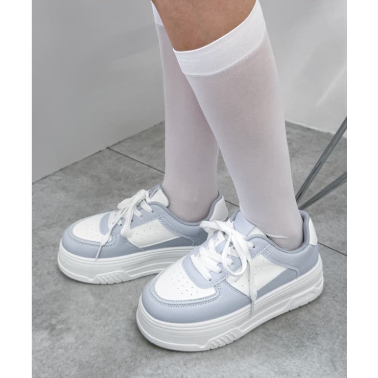 サックス | 厚底ベーシックスニーカー | WEGO【WOMEN】