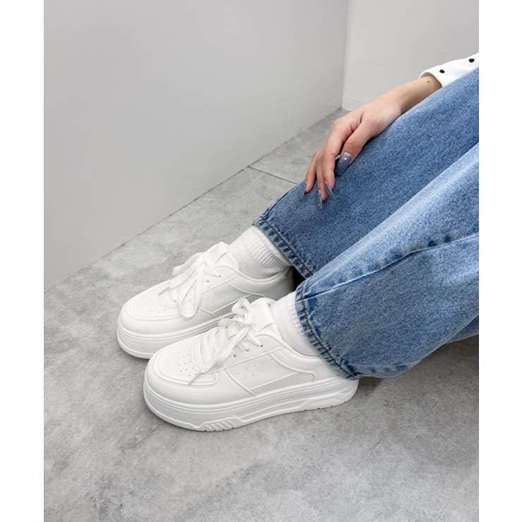 厚底ベーシックスニーカー | WEGO【WOMEN】 | 詳細画像17 
