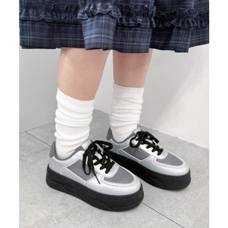 厚底ベーシックスニーカー | WEGO【WOMEN】 | 詳細画像19 