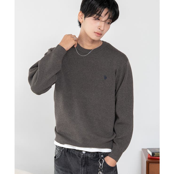モカ | U.S.POLO ASSN.クルーネックPO | WEGO【MEN】