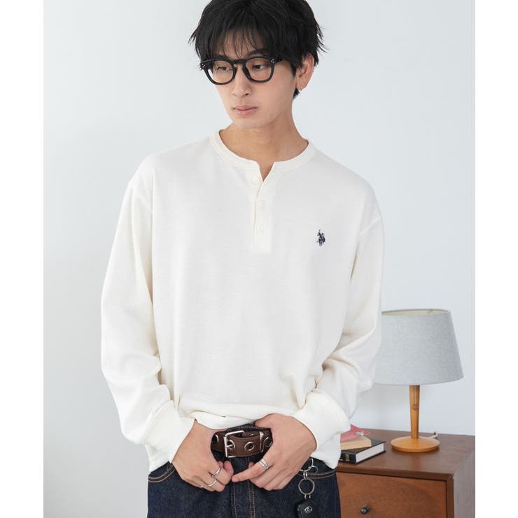 U.S.POLO ASSN.ヘンリーネックロンT | WEGO【MEN】 | 詳細画像17 