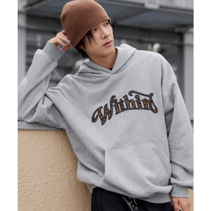 レオパードロゴプルパーカー | WEGO【MEN】 | 詳細画像25 