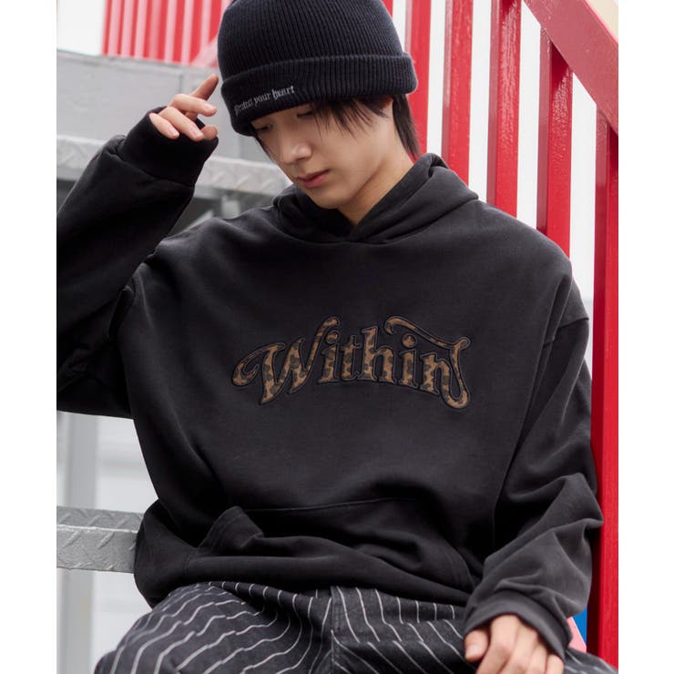 レオパードロゴプルパーカー | WEGO【MEN】 | 詳細画像27 