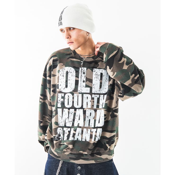 ブリーチビッグロゴヘンリ-ネックプルオーバー | WEGO【MEN】 | 詳細画像3 