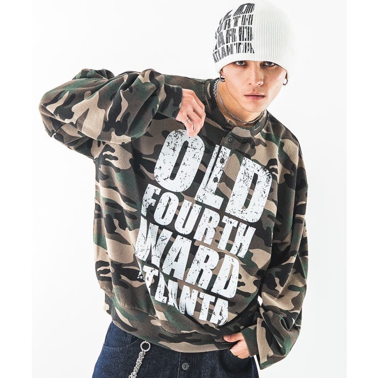 ブリーチビッグロゴヘンリ-ネックプルオーバー | WEGO【MEN】 | 詳細画像39 