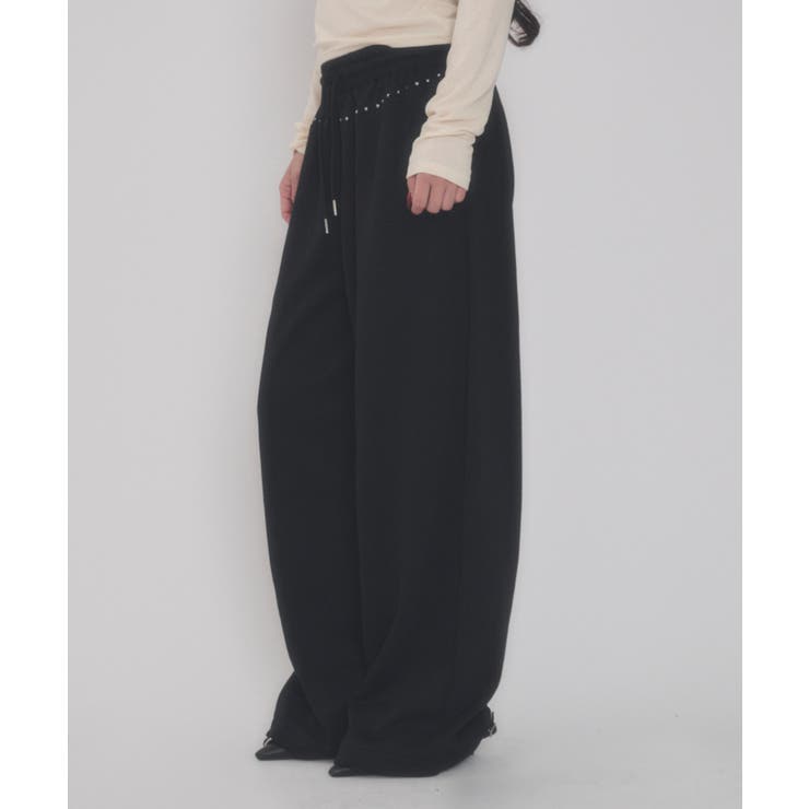 スタッズワイドスウェットパンツ | WEGO【WOMEN】 | 詳細画像7 
