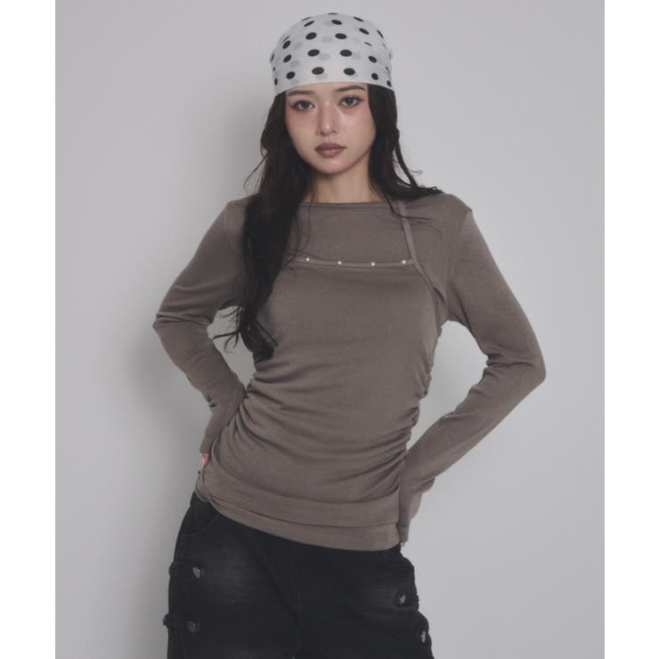 カーキ | キャミレイヤードトップ | WEGO【WOMEN】