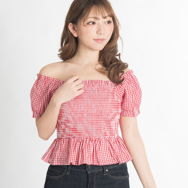 WC】ギンガムチェックトップス[品番：WG010021892]｜WEGO【WOMEN