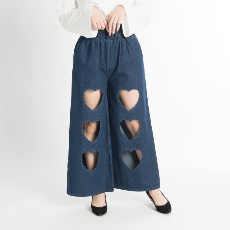 Wc ハート フロントカッティングパンツ 品番 Wg Wego Women ウィゴー のレディースファッション通販 Shoplist ショップリスト