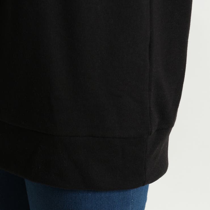 バラ刺繍袖プリントスウェット[品番：WG010017317]｜WEGO【WOMEN