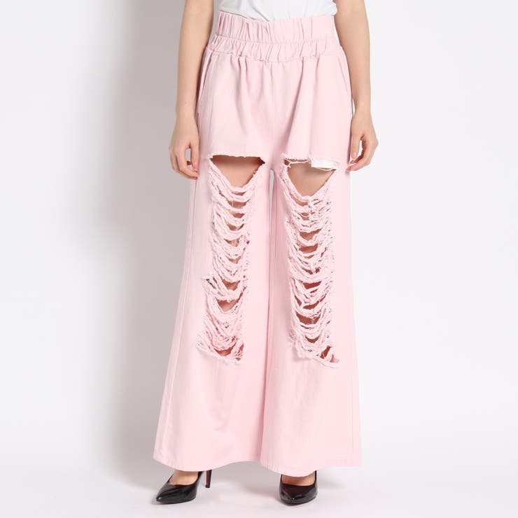 WC】クラッシュデニムパンツ[品番：WG010018885]｜WEGO【WOMEN