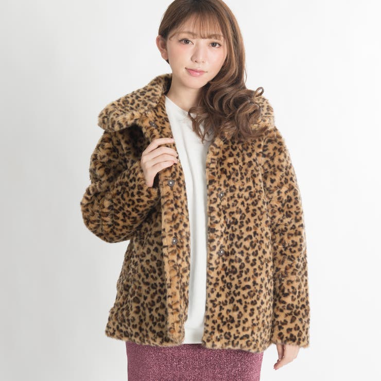 WC】丸襟ファーコート[品番：WG010027228]｜WEGO【WOMEN】（ウィゴー 