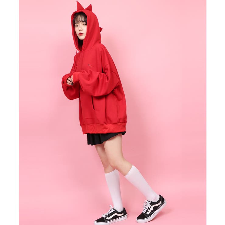 WC】ザウルスプルパーカー[品番：WG010069552]｜WEGO【WOMEN