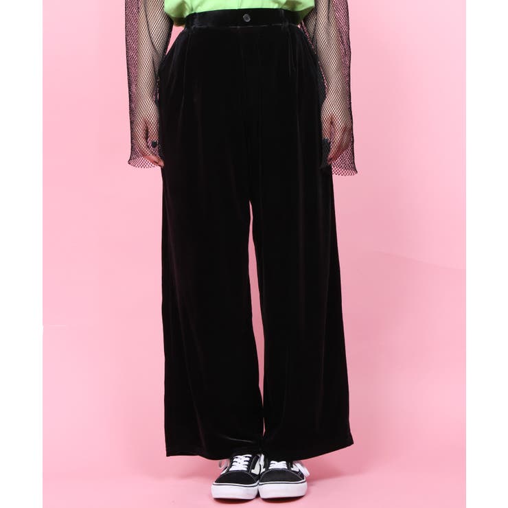 WC】ベロアパンツ[品番：WG010070407]｜WEGO【WOMEN】（ウィゴー）の 