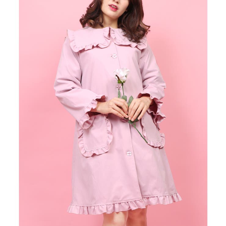 WC】セーラーフリルコート[品番：WG010070472]｜WEGO【WOMEN