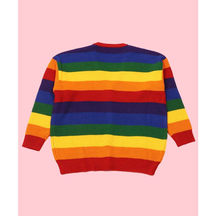 WC ダブルシー パステル カーディガン ウィゴー レインボー 虹 原宿 WC