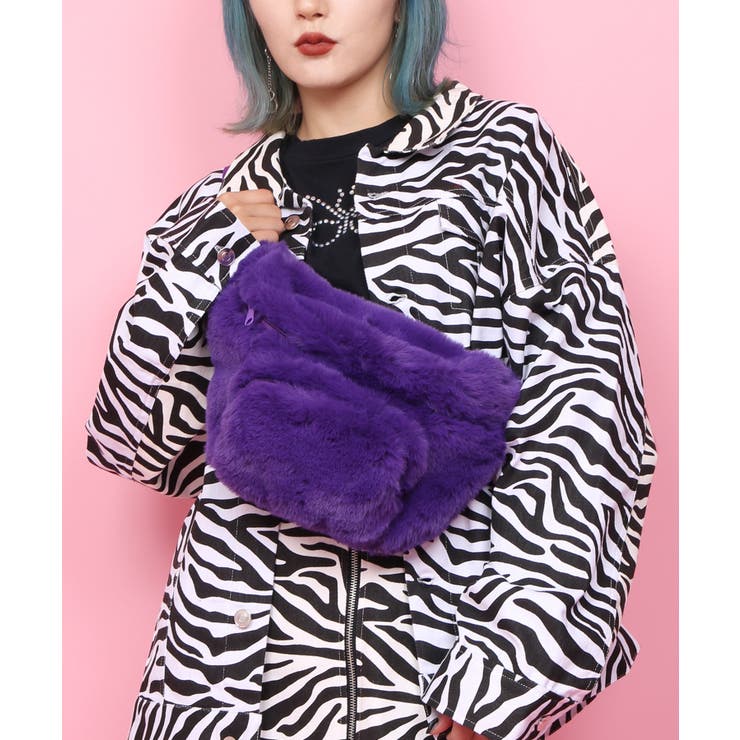 古典 WC】Fファーウエストポーチ[品番：WG010070303]｜WEGO【WOMEN ラウンド用品・アクセサリー