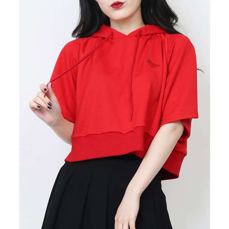 WC】ザウルス半袖パーカー[品番：WG010074786]｜WEGO【WOMEN】（ウィゴー）のレディース ファッション通販｜SHOPLIST（ショップリスト）