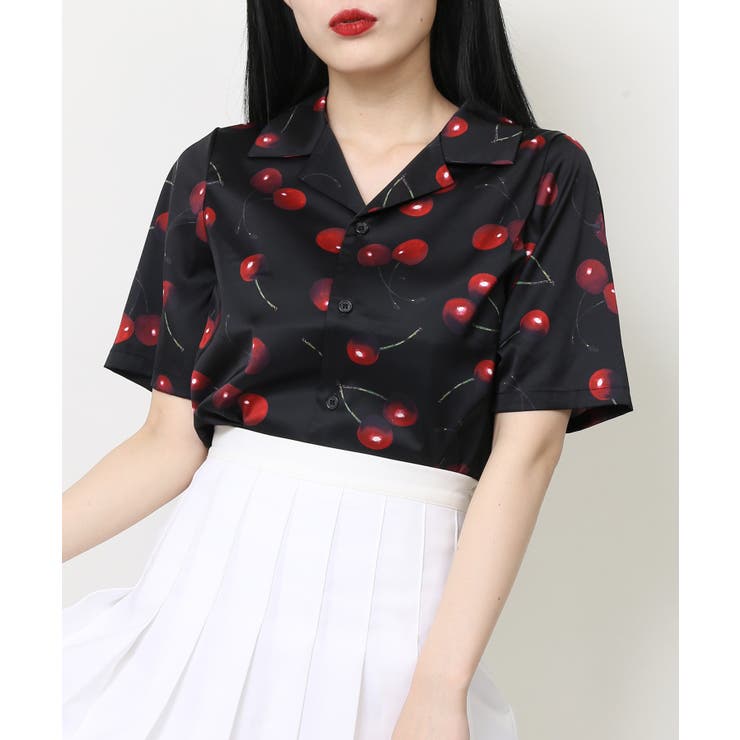 WC】チェリー柄シャツ[品番：WG010074714]｜WEGO【WOMEN】（ウィゴー