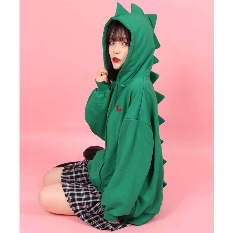 スポーツザウルス　パーカー WC】ザウルススウェットパーカー[品番：WG010073192]｜WEGO【WOMEN