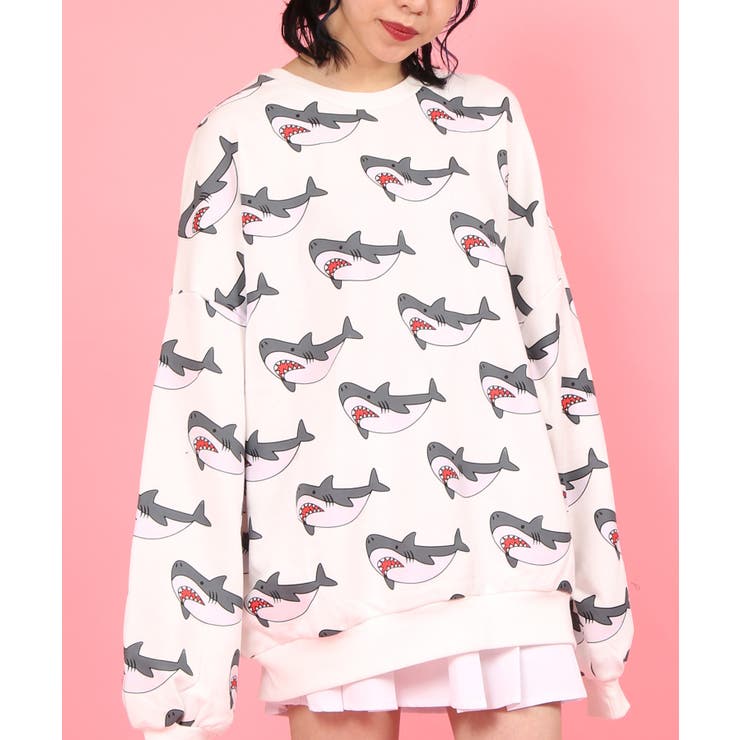 WC】シャーク総柄スウェット[品番：WG010073196]｜WEGO【WOMEN