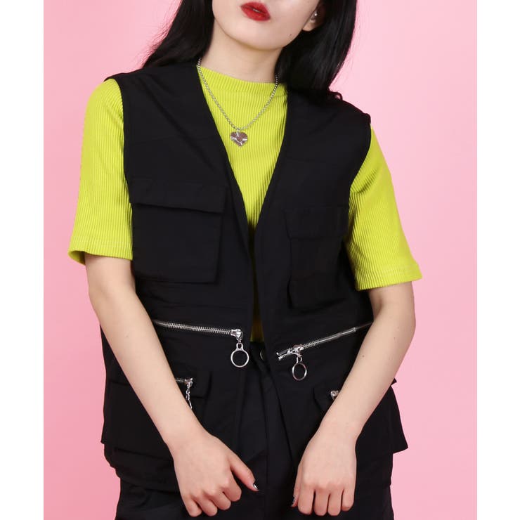 Wc ジップナイロンベスト 品番 Wg Wego Women ウィゴー のレディース ファッション通販 Shoplist ショップリスト