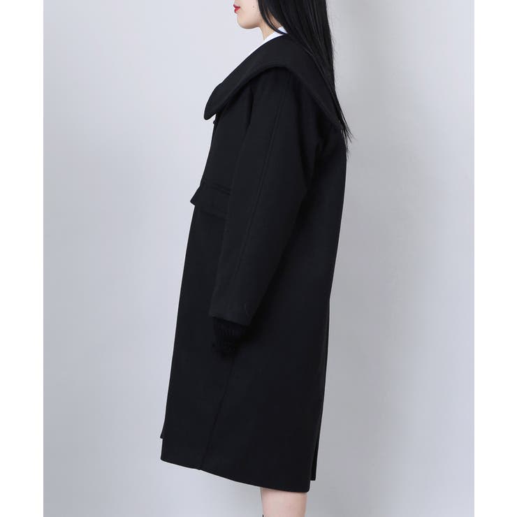 WC】セーラーカラーロングコート[品番：WG010077892]｜WEGO