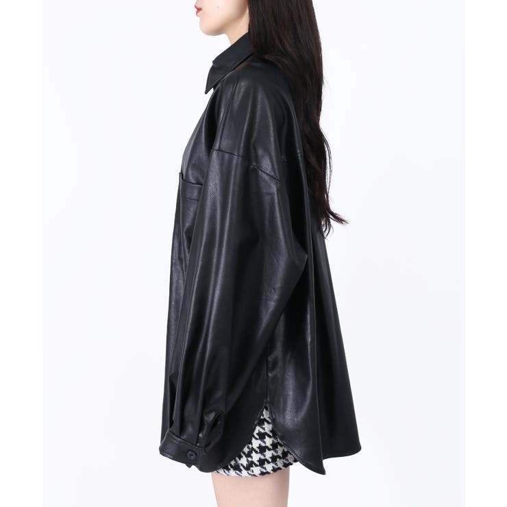 WC】フェイクレザーシャツ[品番：WG010082034]｜WEGO【WOMEN