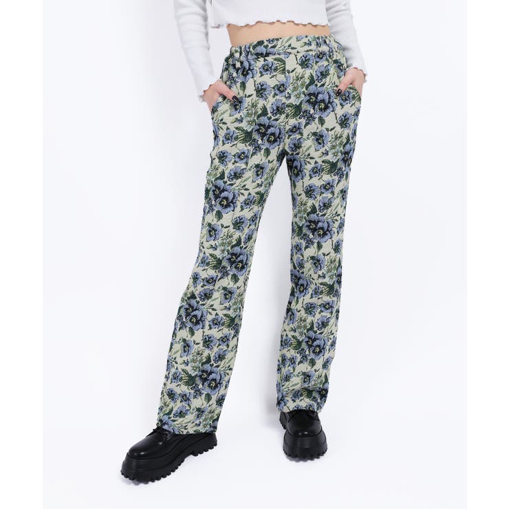 WC】フラワーゴブランパンツ[品番：WG010082212]｜WEGO【WOMEN