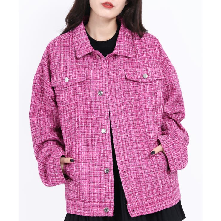 Wc カラーツイードジャケット 品番 Wg Wego Women ウィゴー のレディースファッション通販 Shoplist ショップリスト