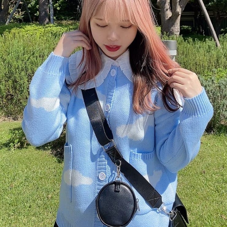 【WC】クラウドパターン長袖カーデ | WEGO【WOMEN】 | 詳細画像1 