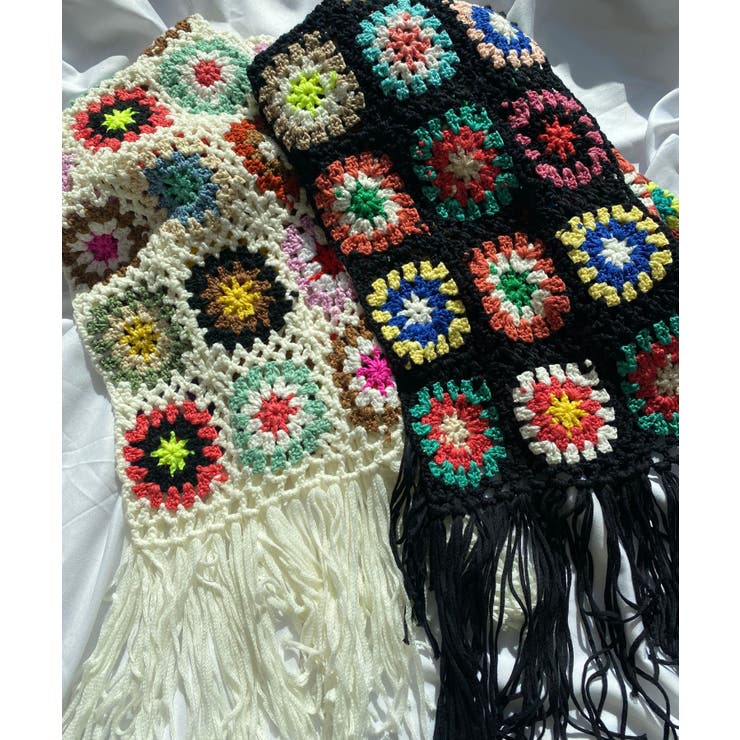 WC】クロシェマフラー[品番：WG010082819]｜WEGO【WOMEN】（ウィゴー