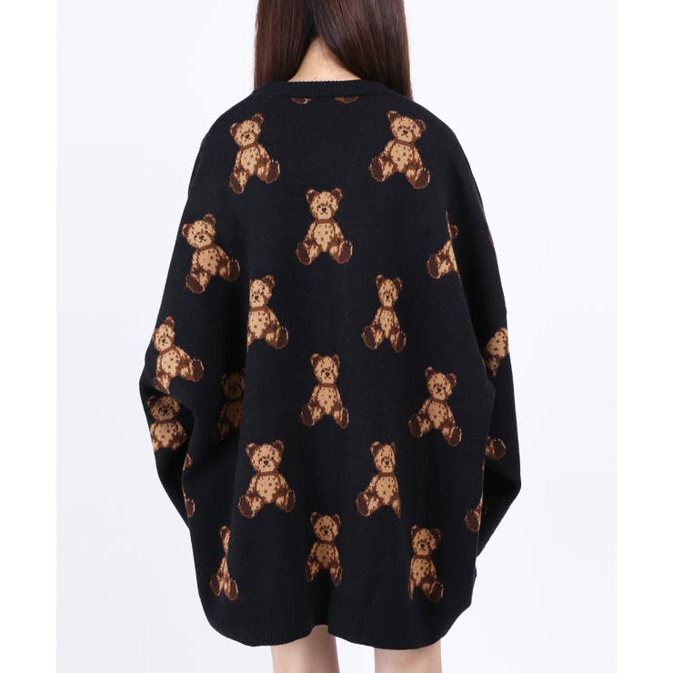 WC】クマ総柄ビックカーデ[品番：WG010082659]｜WEGO【WOMEN