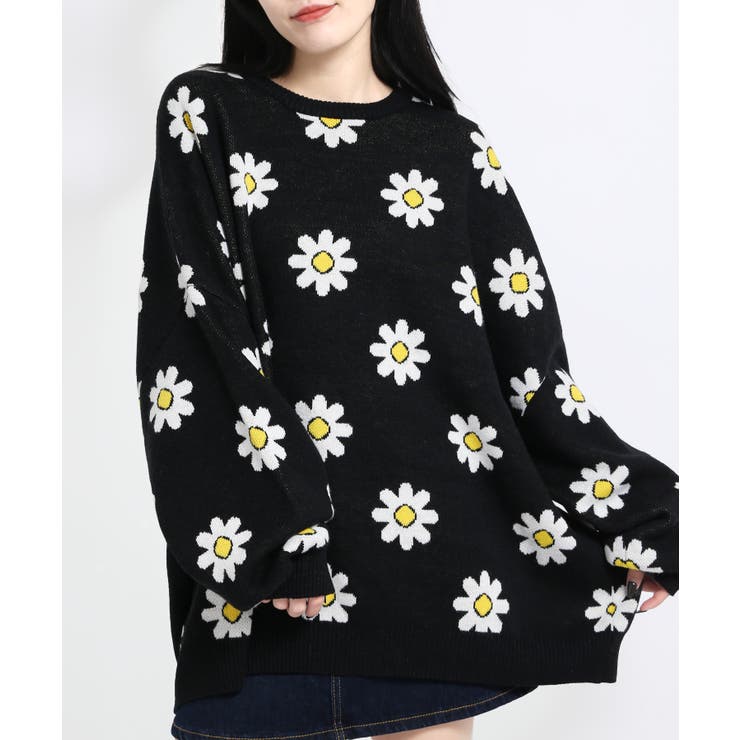 WC】マーガレットパターンニット[品番：WG010082715]｜WEGO【WOMEN