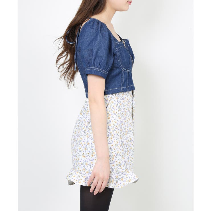 WC】デニムリボントップス[品番：WG010078834]｜WEGO【WOMEN  